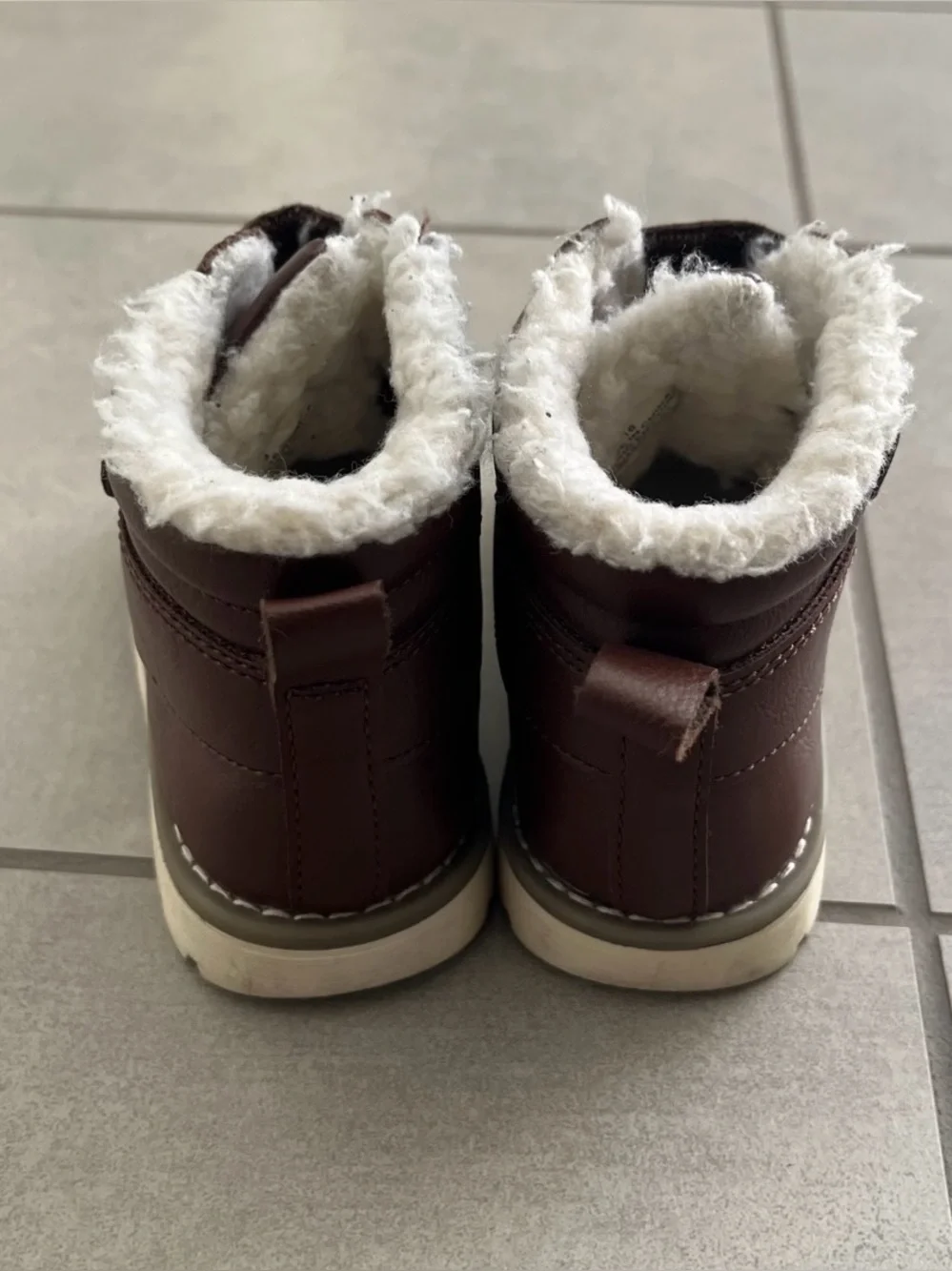 Old Navy Brown Toddler Boy Kids Winter Boots Size 9